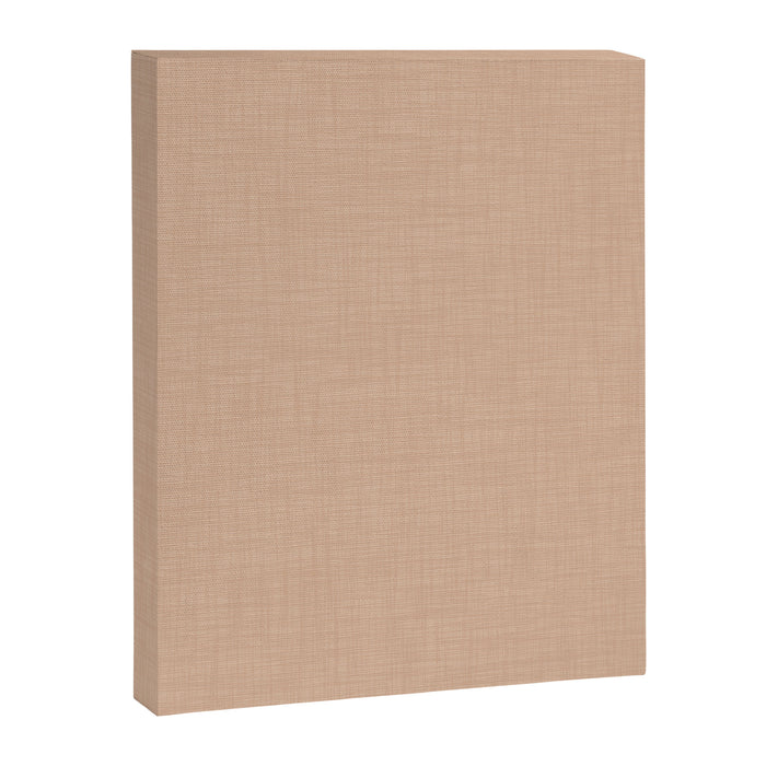 Cozy Linen Effect in Amberlight Cream Canvas Print Gallery Image 1