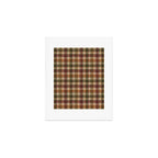 Cozy Vintage Plaid Art Print Gallery Image 1