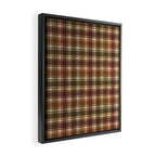 Cozy Vintage Plaid Framed Canvas Print Gallery Image 2