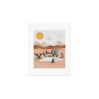 Desert Landscape Oasis Art Print Gallery Image 1