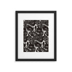 Enchanted Snake Block Print Framed Art Print Gallery Image 5