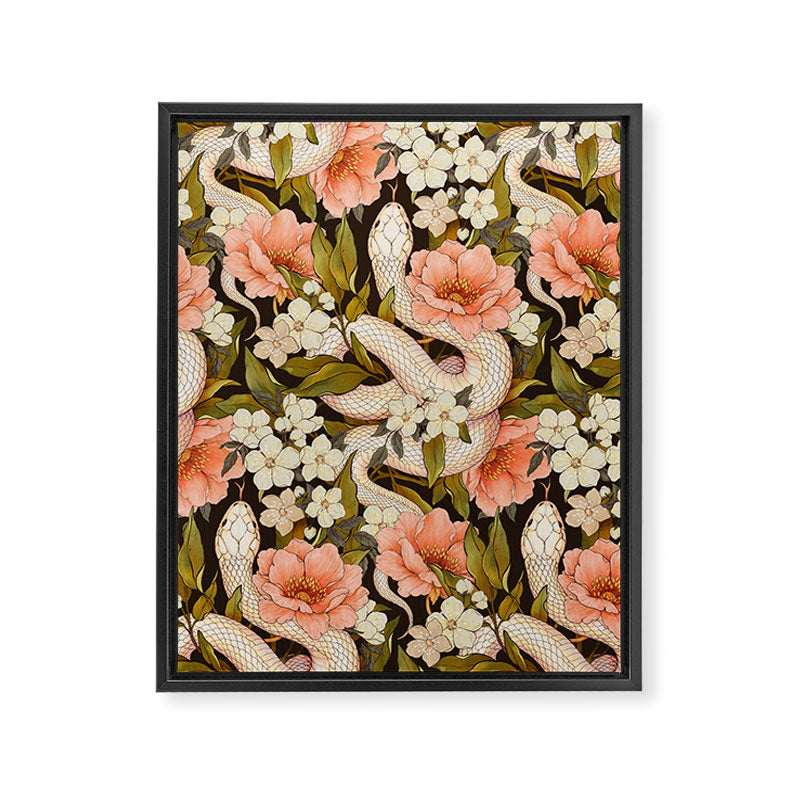 Enchanted Snake Framed Canvas Print Gallery Image 6