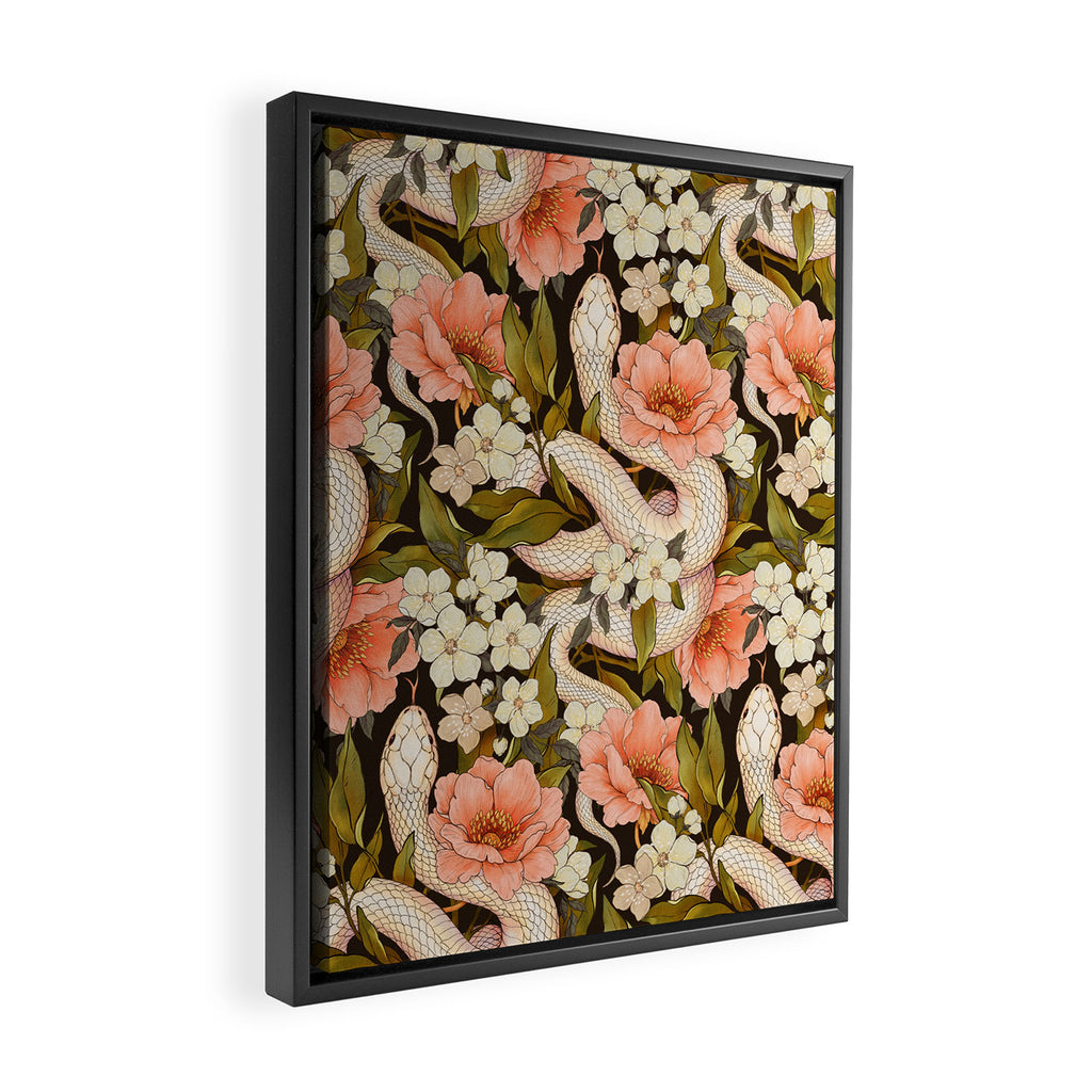 Enchanted Snake Framed Canvas Print Gallery Image 2