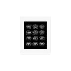 Evil Eye - Black and White Art Print Gallery Image 1
