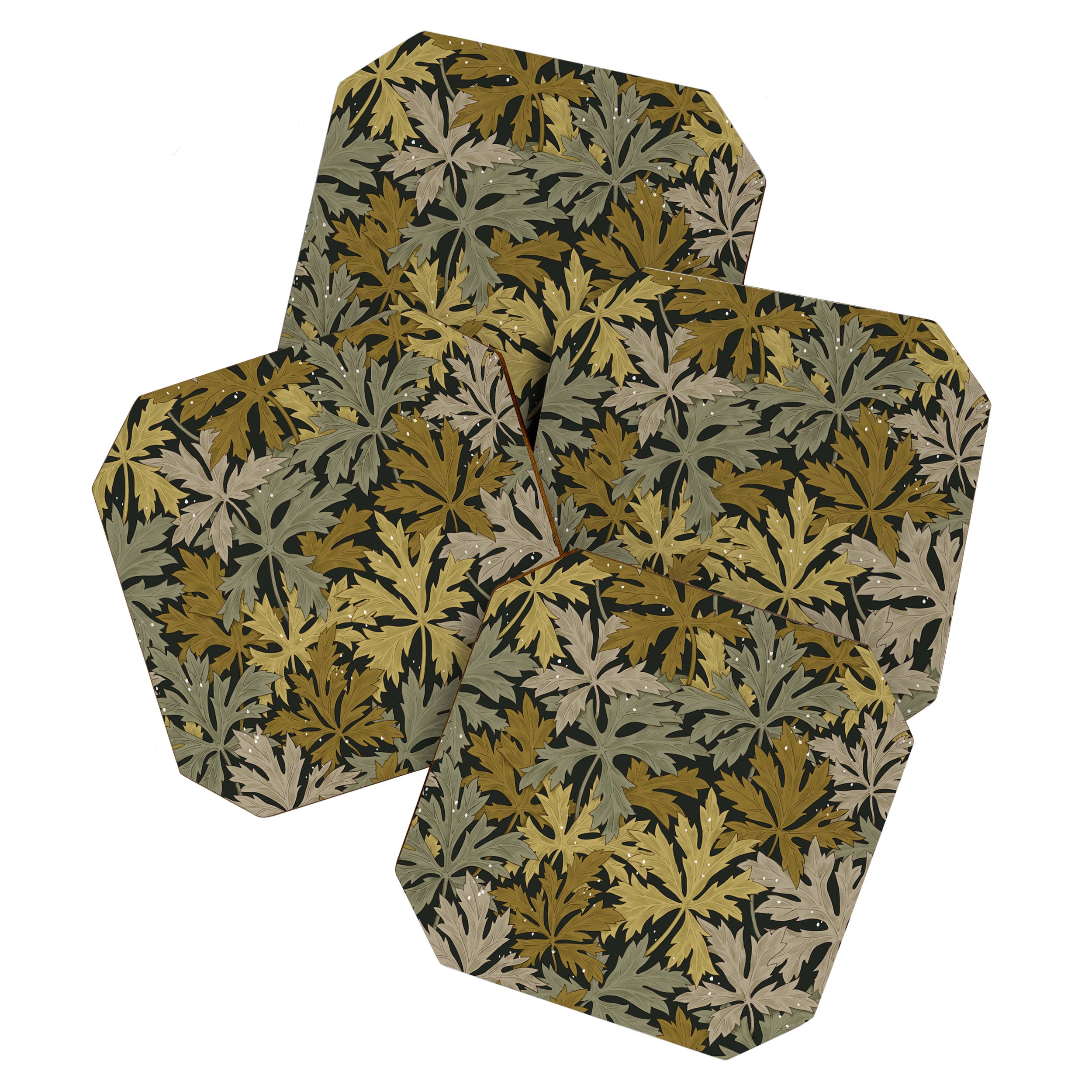 Floral Meadow In Spring Green II Coaster Gallery Image 1