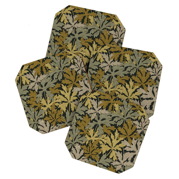 Floral Meadow In Spring Green II Coaster Gallery Image 1