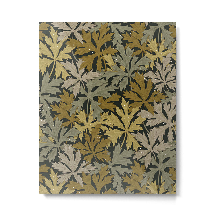 Floral Meadow In Spring Green II Metal Print Gallery Image 1