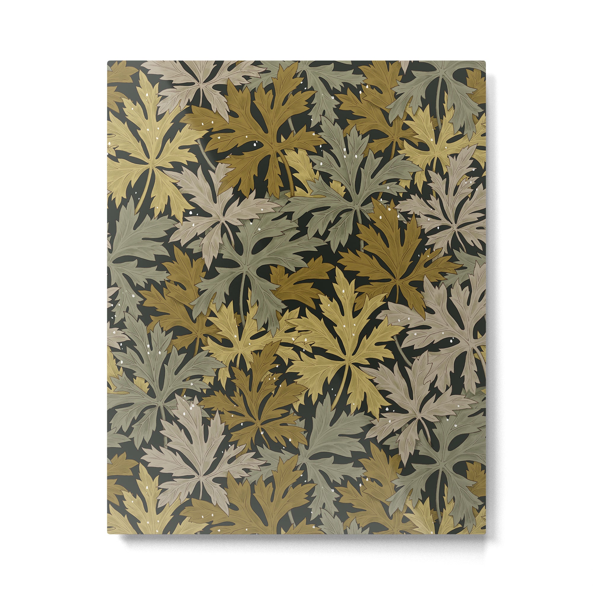 Floral Meadow In Spring Green II Metal Print Gallery Image 4