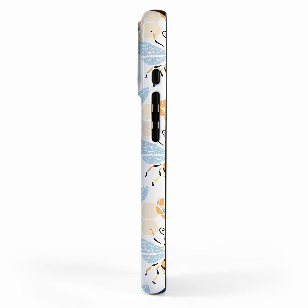 Honey Bee Abstract Pattern iPhone Case Gallery Image 2
