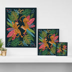 Jungle Cats - Roaring Tigers Canvas Print Gallery Image 3