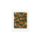 Jungle Cats In Charcoal Art Print Gallery Image 1
