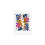 Jungle Tigers - Exotic Blue Art Print Gallery Image 1