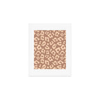 Leopard Print In Clay Brown Art Print Gallery Image 1