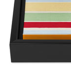 Modern Craft Spring - Roman Stripes Framed Canvas Print Gallery Image 3