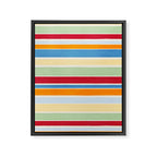 Modern Craft Spring - Roman Stripes Framed Canvas Print Gallery Image 8