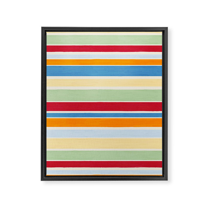 Modern Craft Spring - Roman Stripes Framed Canvas Print Gallery Image 8