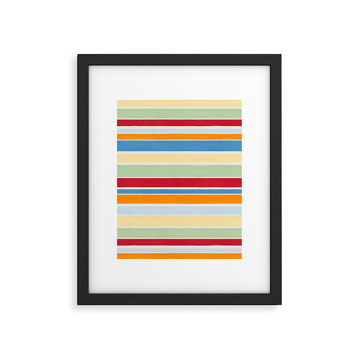 Modern Craft Spring - Roman Stripes Framed Art Print Gallery Image 1