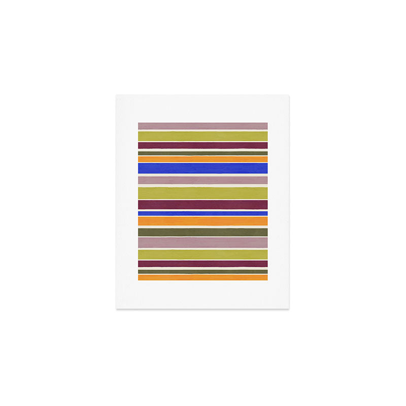 Modern Craft Summer Collection - Roman Stripes Art Print Gallery Image 1