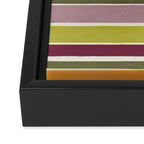 Modern Craft Summer Collection - Roman Stripes Framed Canvas Print Gallery Image 3