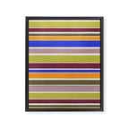 Modern Craft Summer Collection - Roman Stripes Framed Canvas Print Gallery Image 8