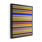 Modern Craft Summer Collection - Roman Stripes Framed Canvas Print Gallery Image 2