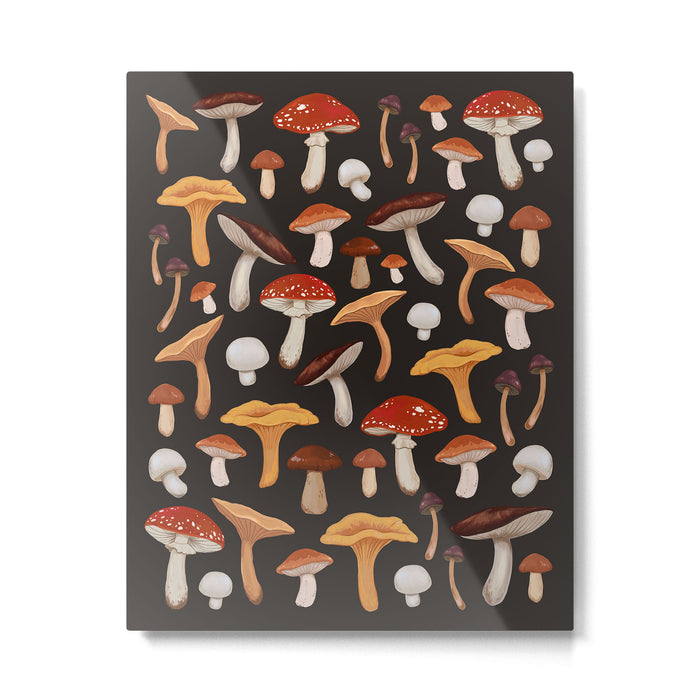 Mushroom Medley Metal Print Gallery Image 1