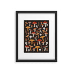 Mushroom Medley Framed Art Print Gallery Image 5