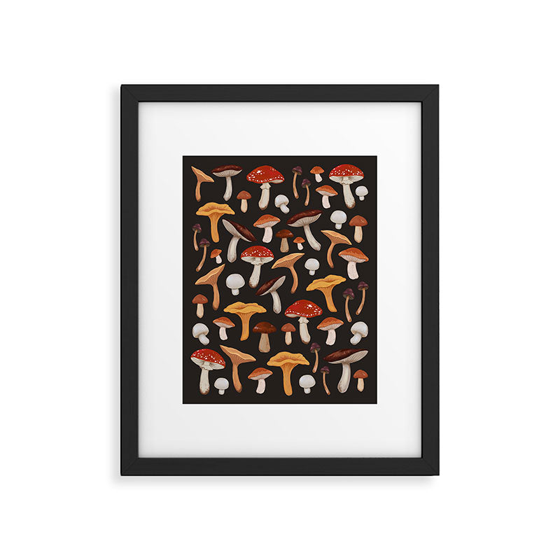 Mushroom Medley Framed Art Print Gallery Image 5