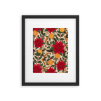 Poinsettia Flowers and Spices Framed Art Print Gallery Image 5