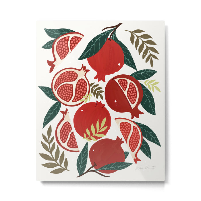 Pomegranate Metal Print Gallery Image 1