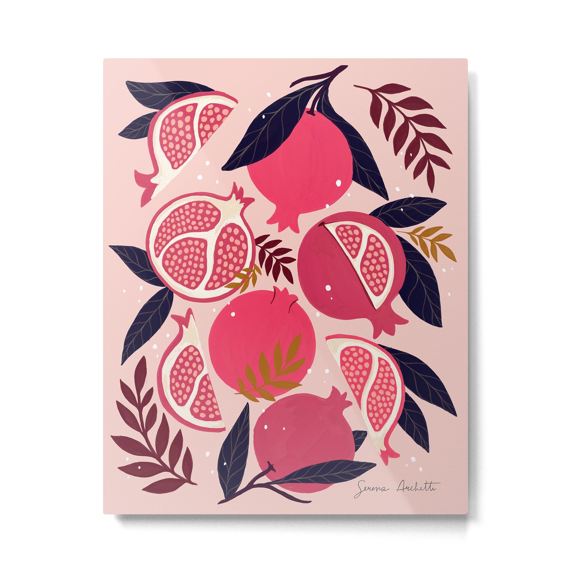 Pomegranate - Pink Metal Print Gallery Image 4