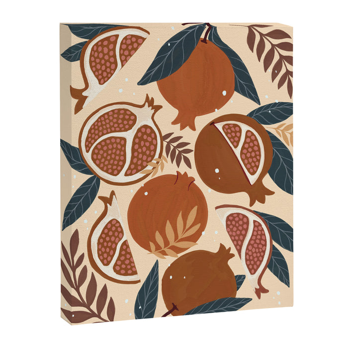 Pomegranate - Terracotta Canvas Print Gallery Image 1