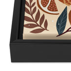 Pomegranate - Terracotta Framed Canvas Print Gallery Image 3