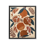 Pomegranate - Terracotta Framed Canvas Print Gallery Image 6