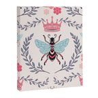 Queen Bee - Coral Pink Canvas Print Gallery Image 6