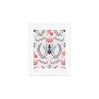 Queen Bee - Coral Pink Art Print Gallery Image 1