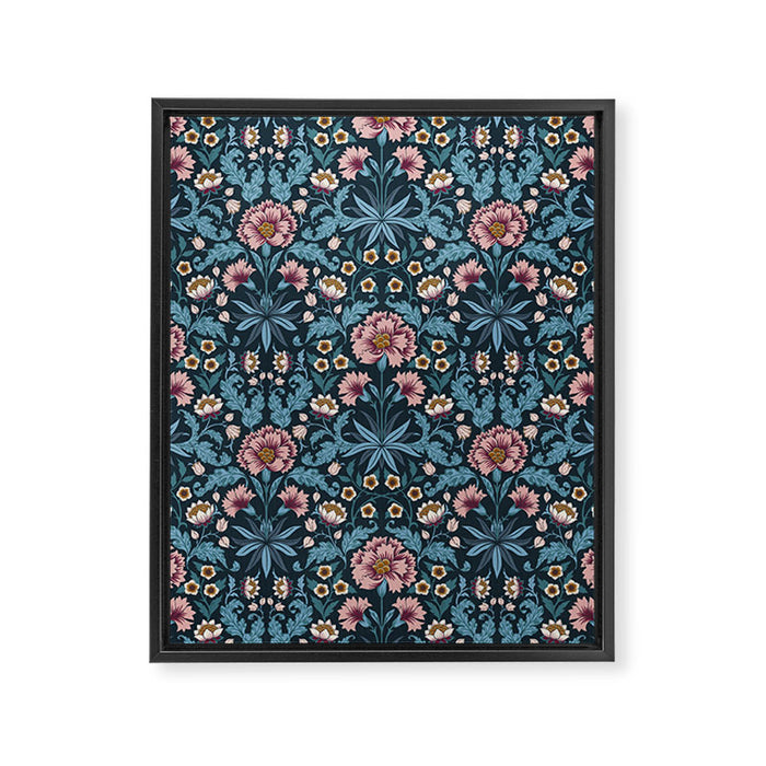 Romantic Botanica - Carnation Framed Canvas Print Gallery Image 1