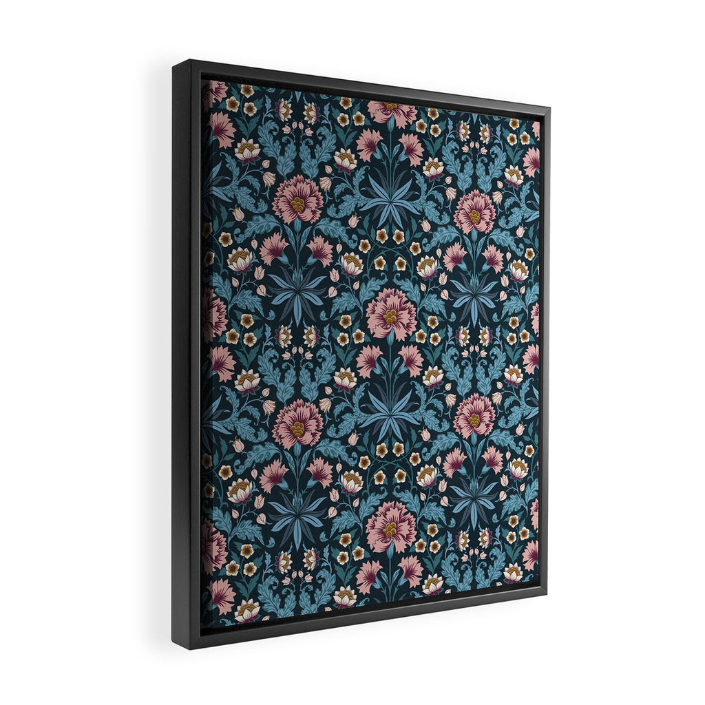 Romantic Botanica - Carnation Framed Canvas Print Gallery Image 2