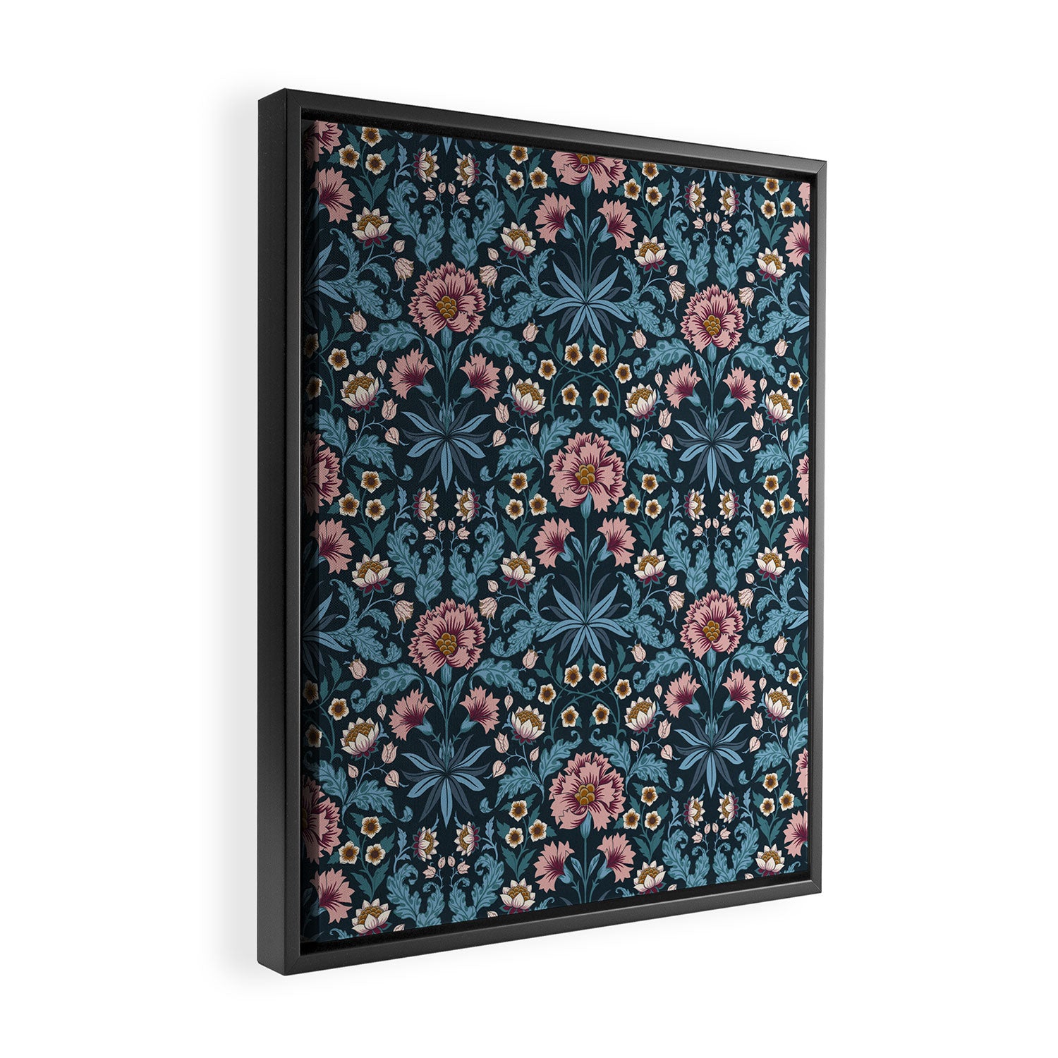 Romantic Botanica - Carnation Framed Canvas Print Gallery Image 2