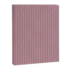 Romantic Botanica Coordinator - Thin Stripes in Rosewood Pink Canvas Print Gallery Image 6