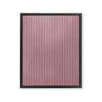 Romantic Botanica Coordinator - Thin Stripes in Rosewood Pink Framed Canvas Print Gallery Image 6