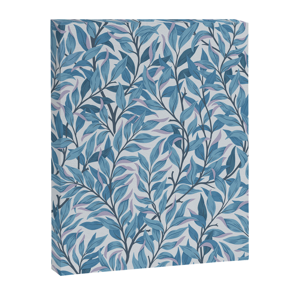 Romantic Botanica - Foliage in Light Blue Canvas Print Gallery Image 6