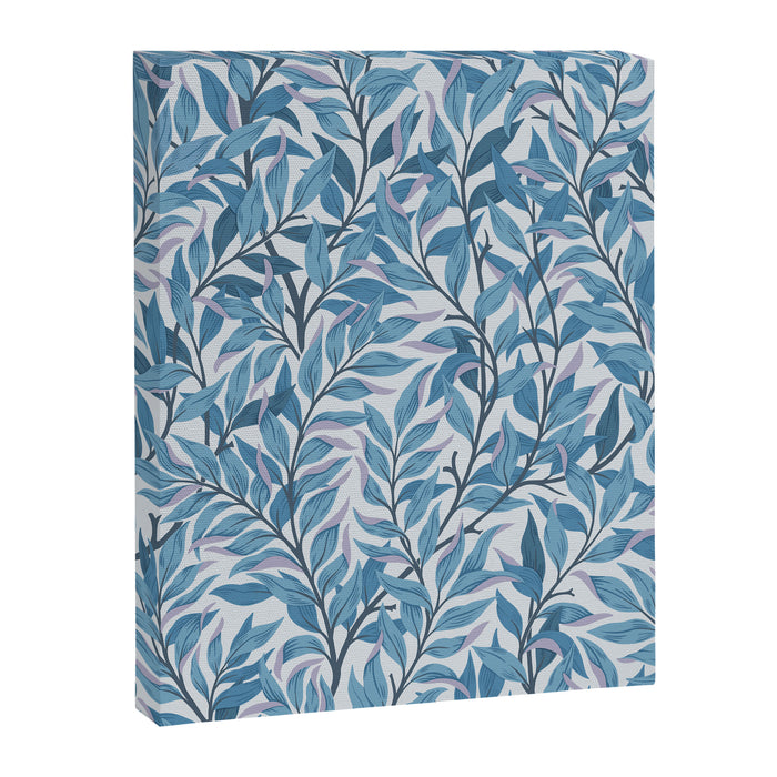 Romantic Botanica - Foliage in Light Blue Canvas Print Gallery Image 1