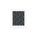 Romantic Botanica - Tapestry Bouquet in Navy Art Print Gallery Image 1