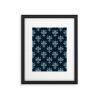 Royal Fleur De Lis In Navy Framed Art Print Gallery Image 6