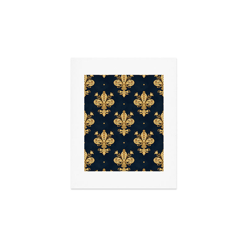 Royal Navy Fleur De Lis Art Print Gallery Image 1