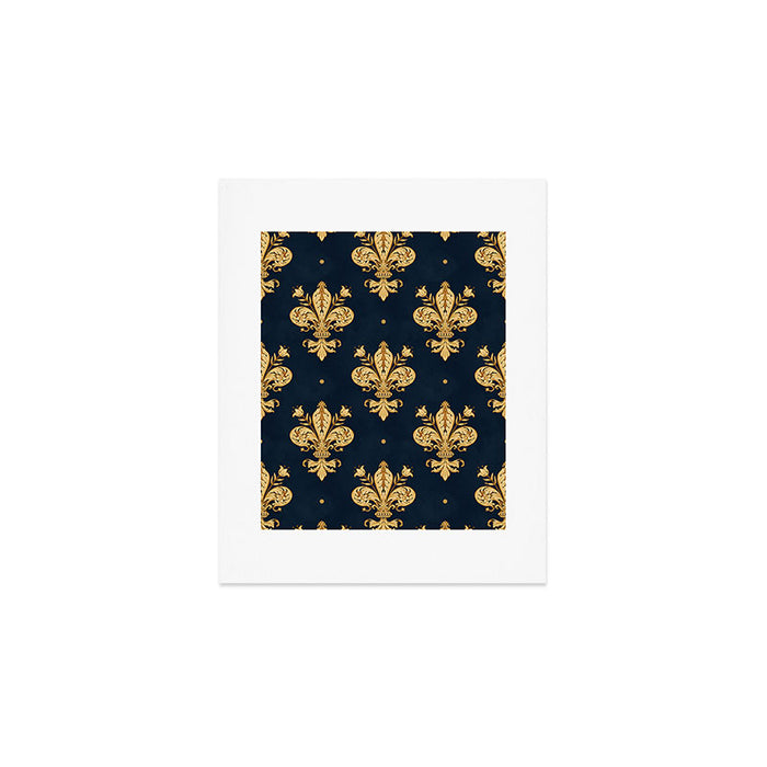 Royal Navy Fleur De Lis Art Print Gallery Image 1