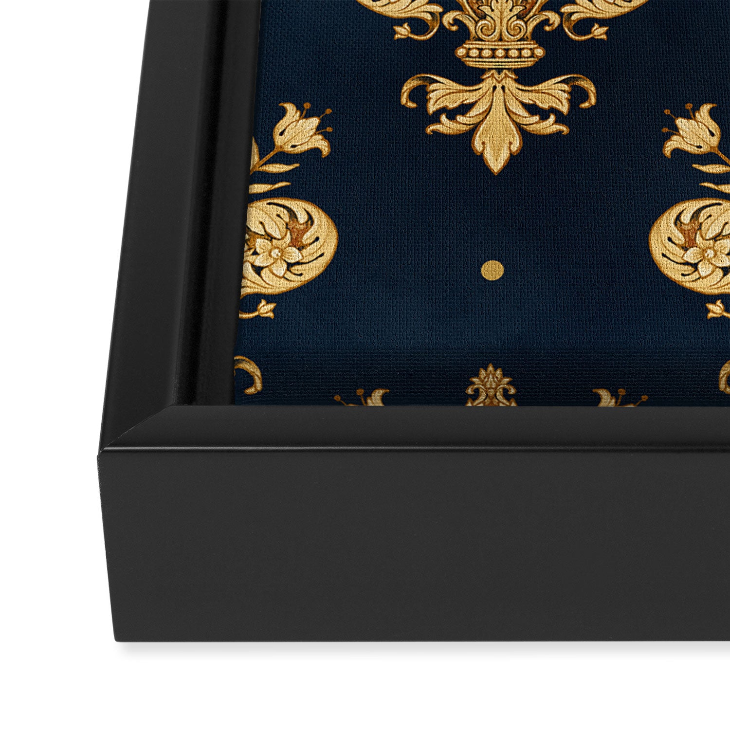 Royal Navy Fleur De Lis Framed Canvas Print Gallery Image 3