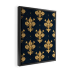 Royal Navy Fleur De Lis Framed Canvas Print Gallery Image 2