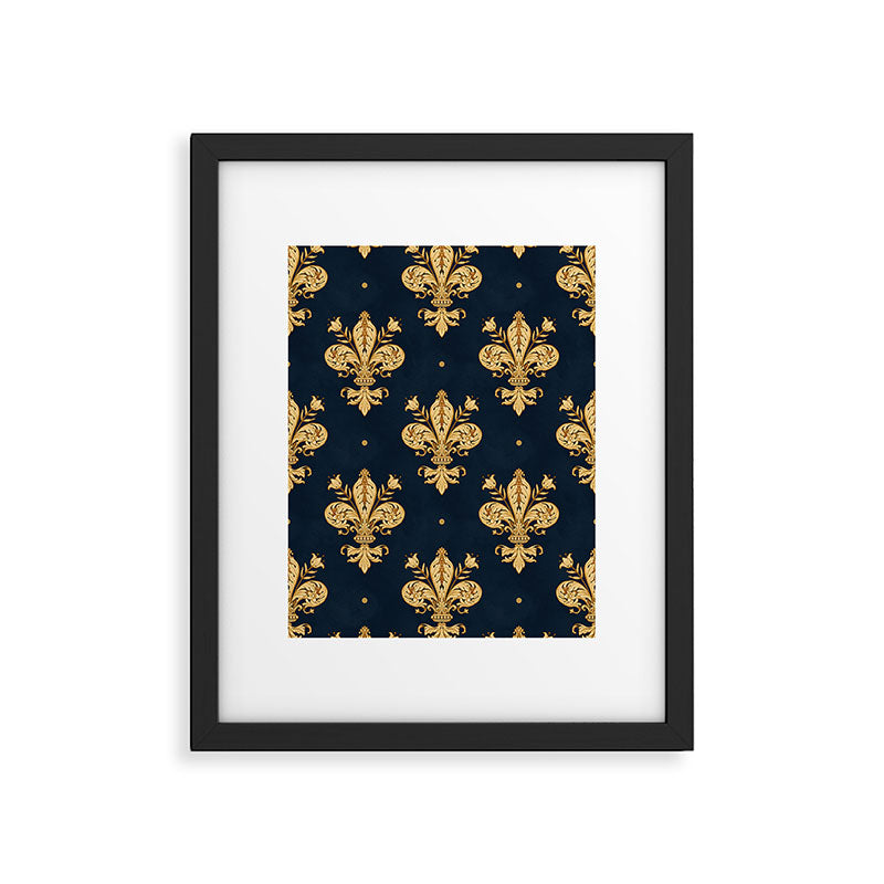 Royal Navy Fleur De Lis Framed Art Print Gallery Image 5